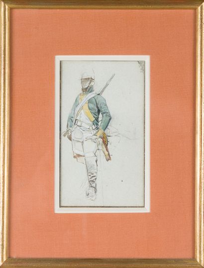 null Ernest MEISSONIER (1815 - 1891)

Horse Hunter Study

Ink and watercolour on...