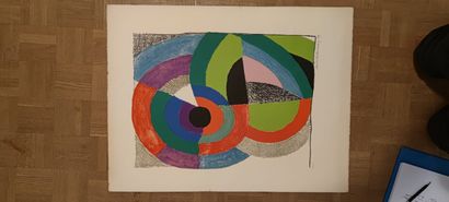 null DELAUNAY, Sonia (1885-1979)

Cercles chromatiques 

Lithographie, signée en...