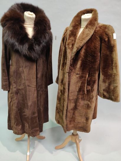  *Lot comprising a Jacket in Astrakan Bukhara, a coat in Golden Sheep, a coat in...