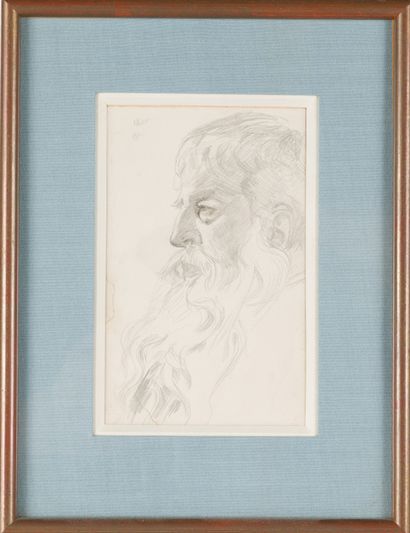 null Attribué à Vincenzo GEMITO (1852-1929)

Portrait du peintre Meissonier, circa...