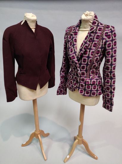 CHRISTIAN LACROIX 
Two women's jackets, one...
