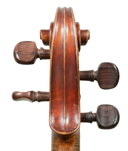 null 
Violin made by Louis Delignon in Beaudricourt in 1943 number 832 with the original...