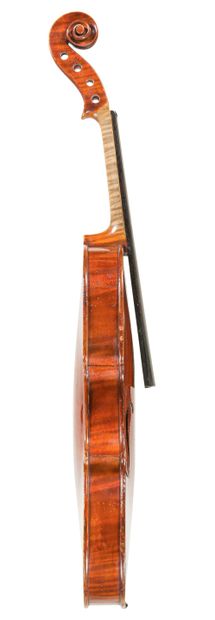 null 
Exceptional violin made by Riccardo Genovese in Montiglio in 1925 with the...
