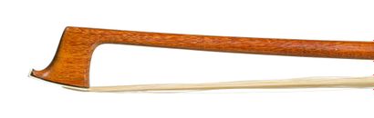 null 
Superb violin bow by Jean Jacques MILLANT circa 1970, signed, pernambuco stick,...