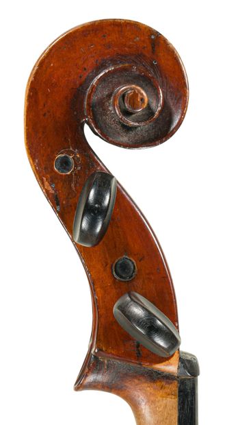 null 
Italian viola work mid 19th century. 403 mm on the bottom. With a certificate...