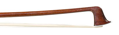 null 
Violin bow by François Nicolas VOIRIN around 1880, signed, pernambuco stick,...