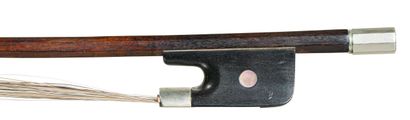 null 
Double bass bow by Emile OUCHARD father and son around 1930, pernambuco stick...