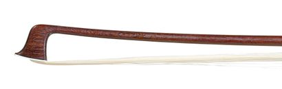 null 
Violin bow by Hippolyte Camille LAMY son around 1920, signed stick in pernambuco...