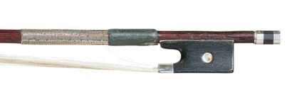 null 
Violin bow by Hippolyte Camille LAMY son around 1920, signed stick in pernambuco...