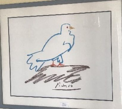 After P. PICASSO 

Dove 

Reproduction 

39...