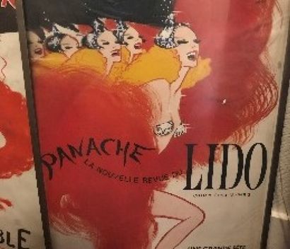 null Lot de deux affiches encadrées, « Lido » et « Moulin Rouge »

56 x 37 cm.