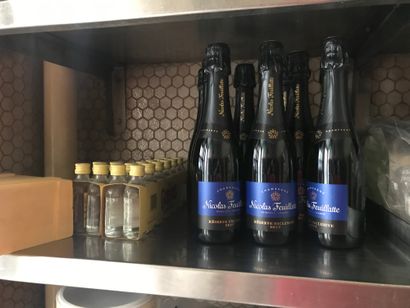 
Lot of 8 1/2 bottles of Champagne Nicolas...