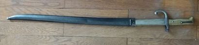 Bayonet Chassepot 1866 marked TULLE 1873....
