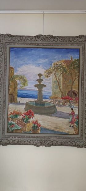 null Paul SCORTESCO (1895-1976)

Fontaine dans le Midi

Huile sur toile signée en...