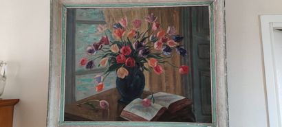 null Paul SCORTESCO (1895-1976)

Bouquet de fleurs

Huile sur toile signée en bas...