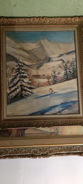 null Paul SCORTESCO (1895-1976)

La montagne l'hiver

Huile sur toile signée en bas...