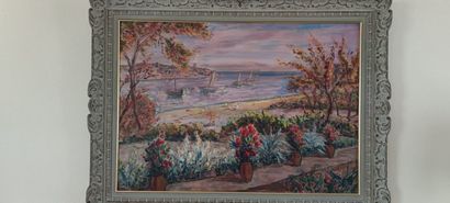 null Paul SCORTESCO (1895-1976)

Terrasse dans le Midi

Huile sur toile signée en...