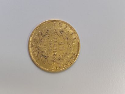 null 1 piece of 10F gold. (Worn).