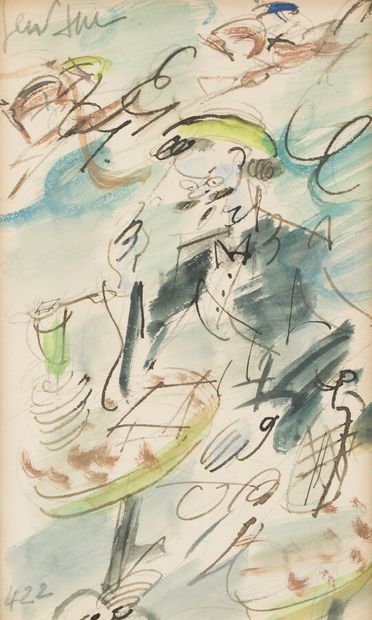 null 60. GEN PAUL (1895-1975)

Suite of 17 watercolours on paper including the portrait...