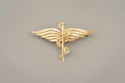 null 101. Caduceus in yellow gold 750/1000

weight : 9,8 g