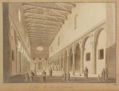 null 5. French school around 1800

Montage comprising four vignettes: Church of Santa...