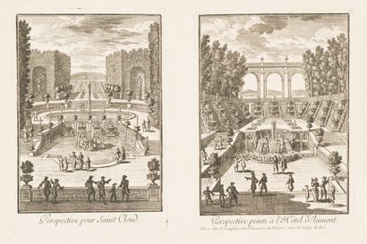 null After PERETTE

Garden of Versailles, Chaville and others.

Suite of eight engravings...