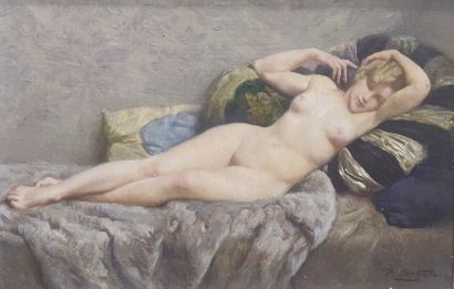 29. Paul SIEFFERT (1874-1957) 
Nude lying...