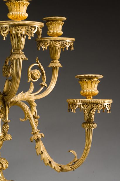 null 73. Emmanuel Alfred BEURDELEY

Pair of important candelabras with ostriches...