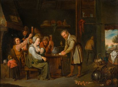 null 13. Dutch school of the 19th century

Mother breastfeeding her child in a tavern...