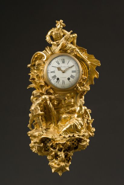 null 81. Emmanuel Alfred BEURDELEY (called Alfred II)

Chased and gilt bronze cartel,...
