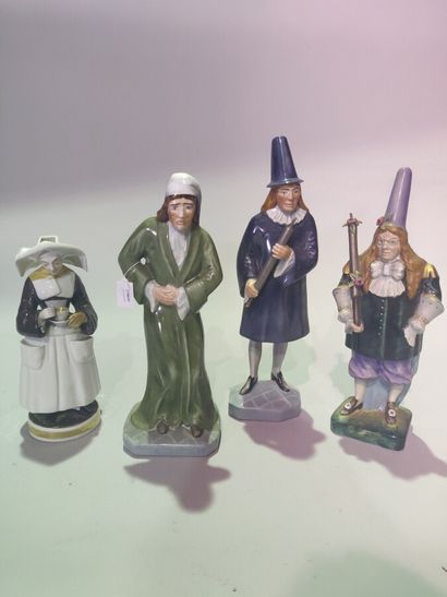 null Lot de grandes figurines en porcelaine de l'Europe de l'est.

Hauteur de la...