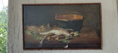 null Dominique ROZIER (1840-1901)

 :

Nature morte aux poissons 



Huile sur toile,...