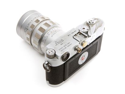 null Appareil photographique. Boitier Leitz Leica M3 (1955) n°784 462 avec objectif...