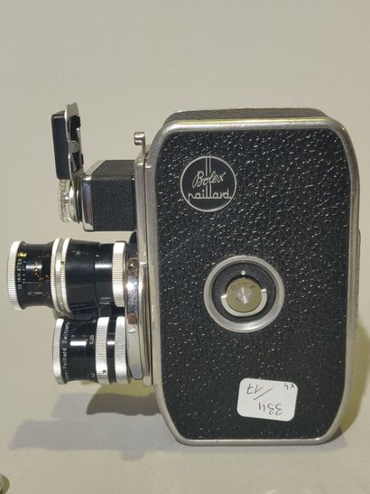 null Cinema, cameras, projector and film equipment. Two Paillard Bolex cameras (one...