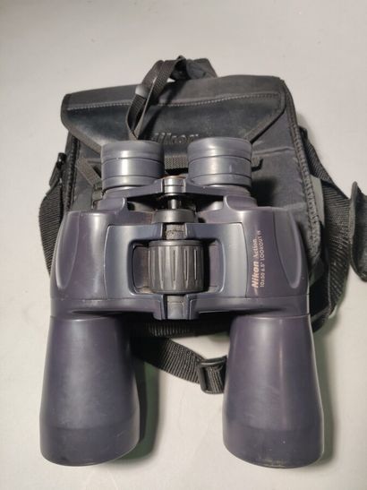 null Optical devices. Set of four pairs of various binoculars: Bushnell and Niko...