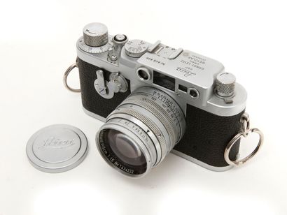 null Appareil photographique. Boitier Leitz Leica IIIg (1956) n°846 835 avec objectif...