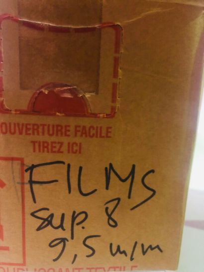null Cinema, films, reels. Important set of film reels (mostly 9.5 mm) including...