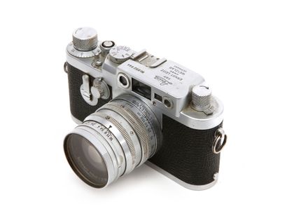 null Appareil photographique. Boitier Leitz Leica IIIg (1957) n°892 644 (revêtement...