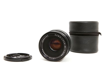 null Appareil photographique. Dans étui Leitz, objectif Leica Leitz Canada Summicron-R...
