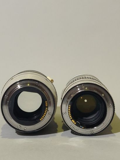 null Appareil photographique. Ensemble de deux objectifs Canon : objectif Canon Zoom...