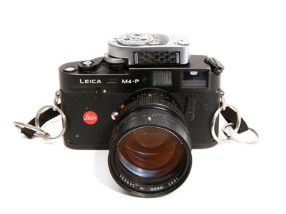 null Appareil photographique. Boitier Leitz Leica M4-P (1981) n°1 548 196 avec objectif...