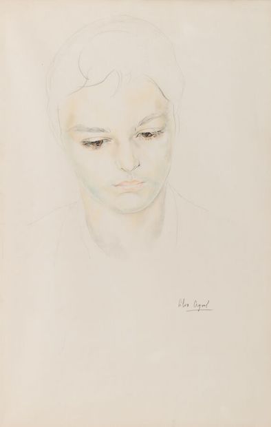ALIX AYMÉ (1894-1989) 
Alix AYMÉ (1894-1989)
Presumed portrait of Michel, the artist's...