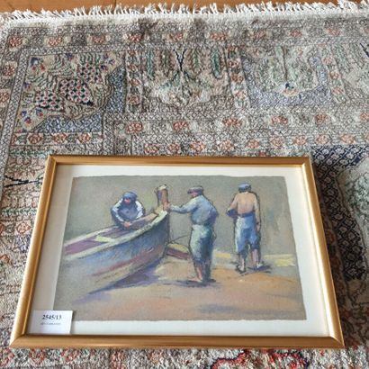 null 17. MARCEL BERNANOSE (1884-1952)

Les pêcheurs

Pastel.

Non signé.

16,5 x...