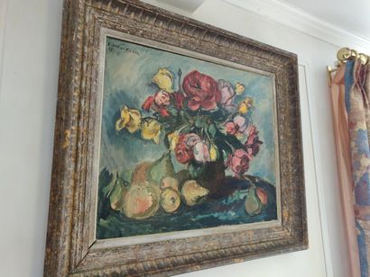 null 140. EMILE OTHON FRIESZ (1879-1949)

Roses et fruits

Huile sur toile signée...