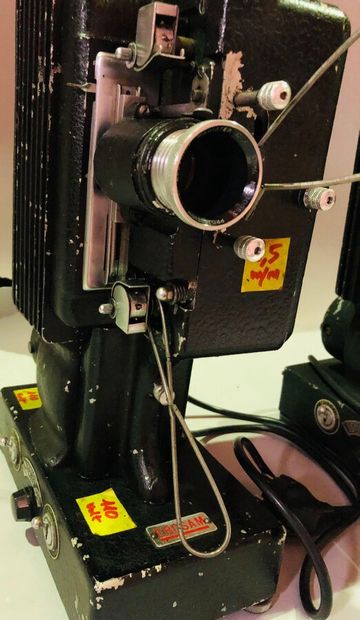 null Cinema, film equipment. Set of four various projectors and an enlarger with...