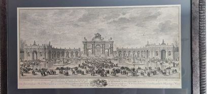 null 2. Gravure en noir d'après SLODTZ

Fête à Versailles du 30 Décembre 1751

46...