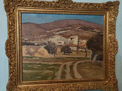 null 160 Paul SURTEL (1893-1985)

Farmhouse in the South

Oil on panel, signed lower...