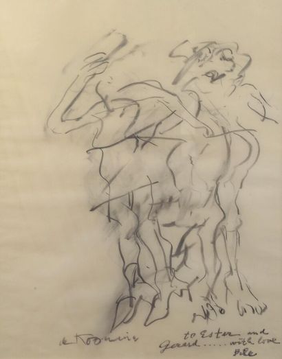 null 191. Willem DE KOONING (1904-1997)

Two women, circa 1965

Charcoal on paper.

Signed...