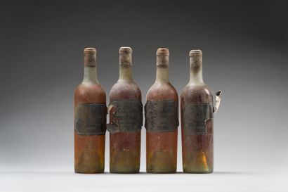 null 107. 4 bottles Château GUIRAUD - 1er Cc Sauternes

1920. Stained labels, 2 damaged...