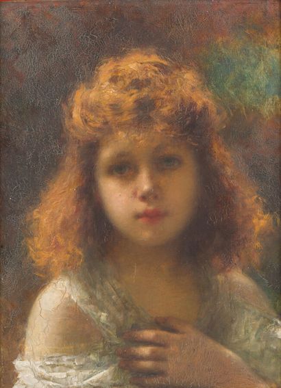 null 148. Alexei Alexeievich HARLAMOFF (1840-1925)

Portrait of a Little Blonde Girl

Oil...